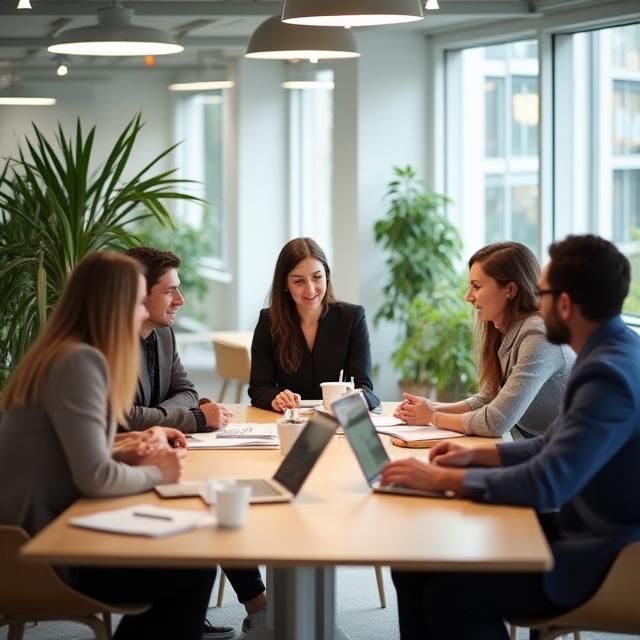 Teammeeting im Zürcher Büro